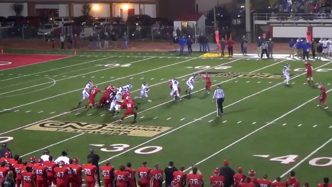 Harrah High School vs. Poteau High School Grant Martin highlights