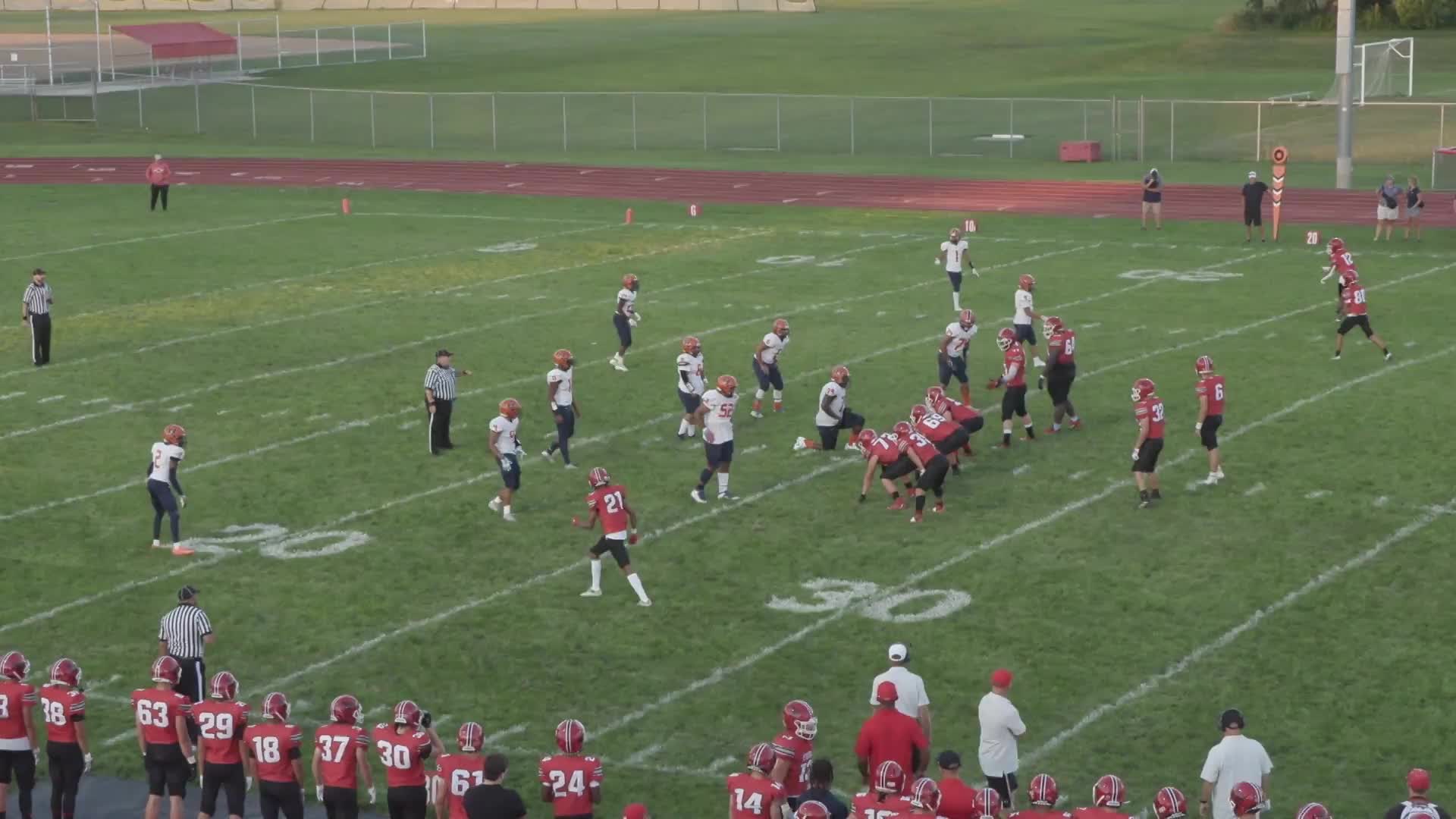 Week 1 Romeoville Highlights Isaiah Brown highlights Hudl