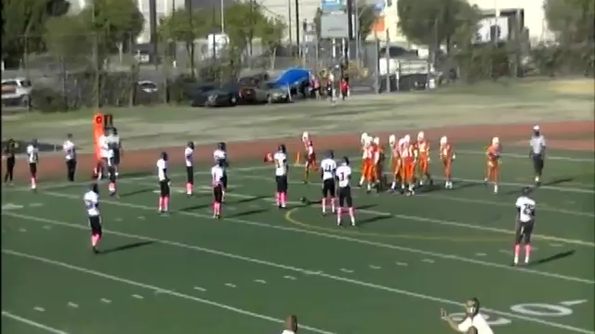 vs. South Gate High School Junior Varsity Football Trey Thomas