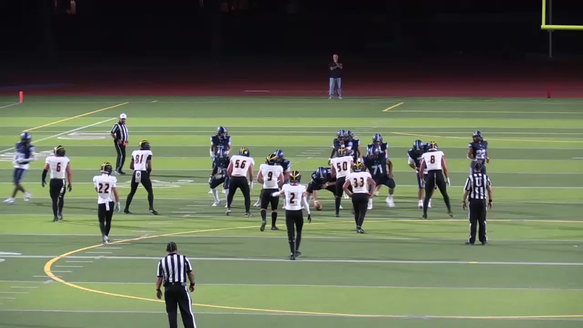 Thomas Downey High 1 sack,1TFL,1Qbp Colby Sjolie highlights Hudl