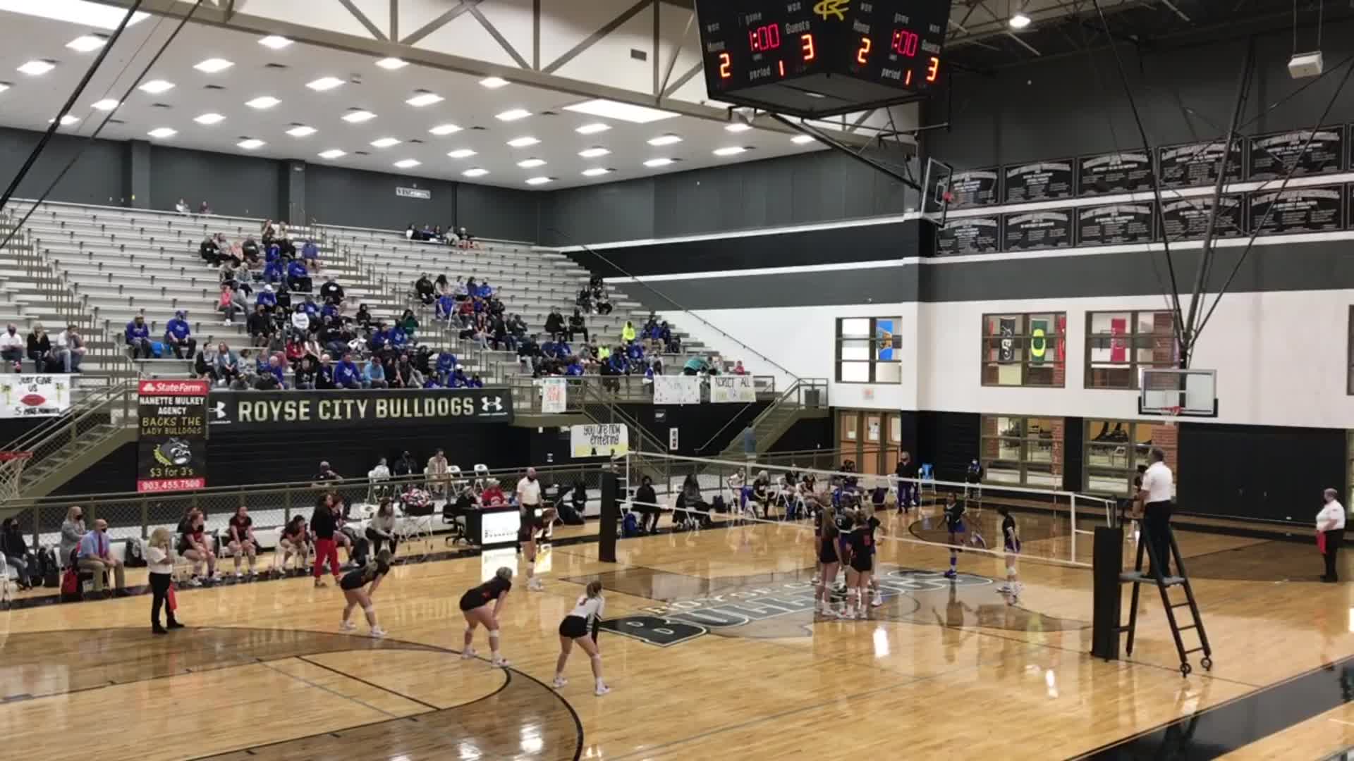 Greenville HS Volleyball Video "Greenville volleyball highlights North Forney" MaxPreps