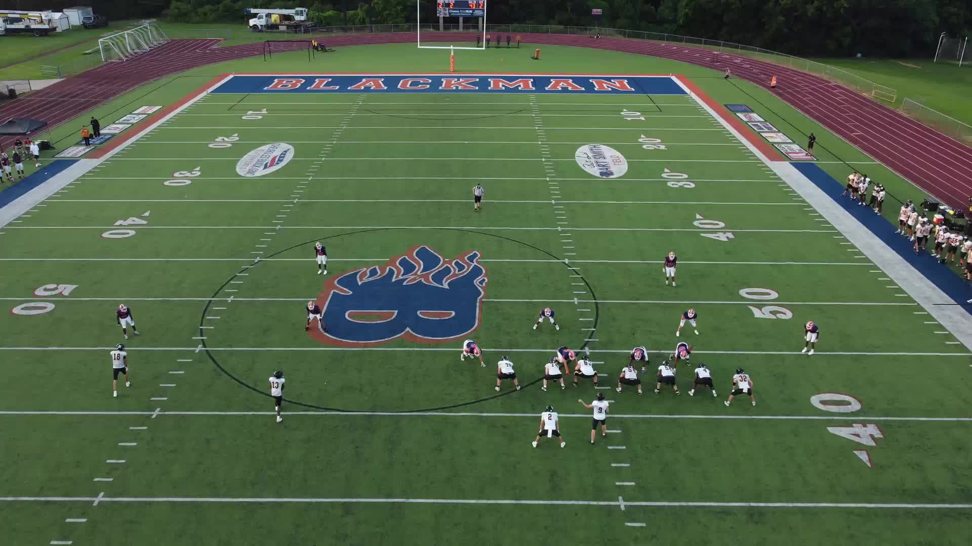 Pancake! First Scrimmage of 2025 against Blackman. 