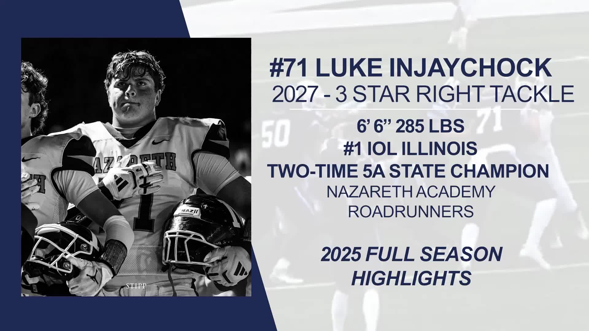  Luke Injaychock - Nazareth Academy - 2025 Junior Season Highlights