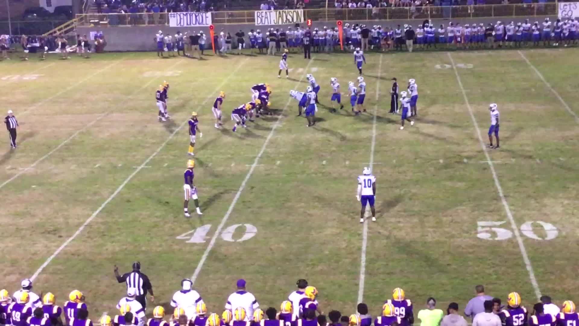 Jackson High School Demetrius Allen highlights Hudl