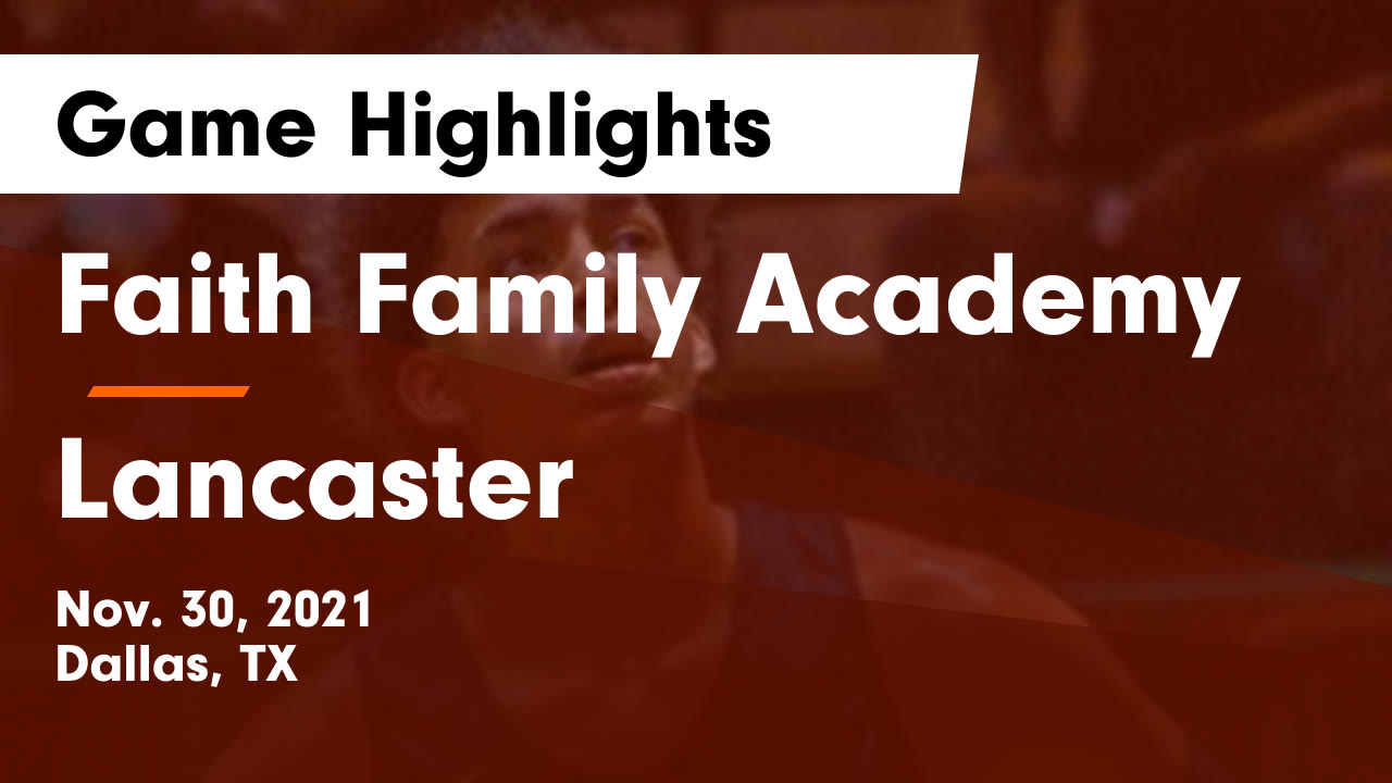 Videos Oak Cliff Faith Family Academy Eagles Dallas TX Varsity Basketball Videos Oak Cliff Faith Family Academy Eagles Dallas TX Varsity Basketball