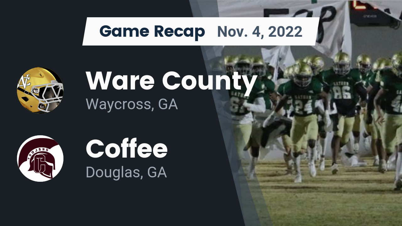Ware County Football Schedule 2025