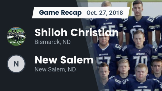 Varsity Football Shiloh Christian High School Bismarck North