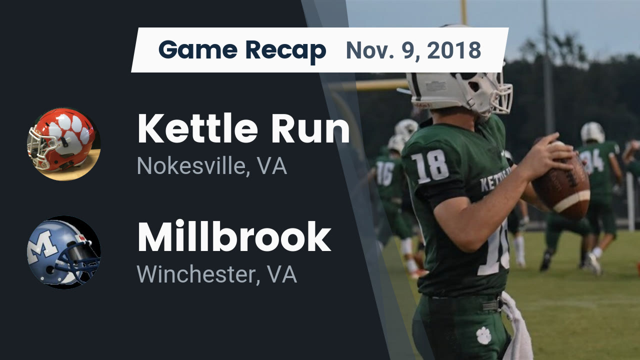 Kettle Run Hs Football Video Recap Kettle Run Vs Millbrook 2018