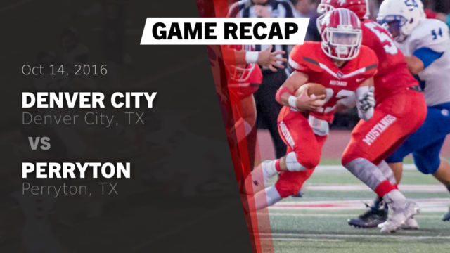 Boys Varsity Football Denver City High School Denver City