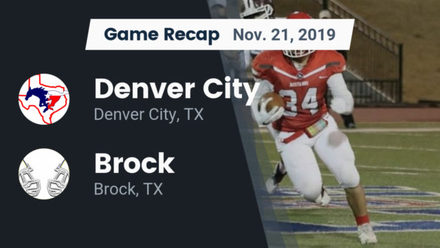 Boys Varsity Football Denver City High School Denver City