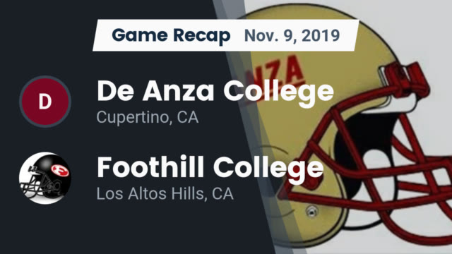 Mens Varsity Football De Anza College Cupertino California