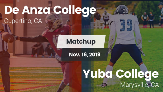 Mens Varsity Football De Anza College Cupertino California