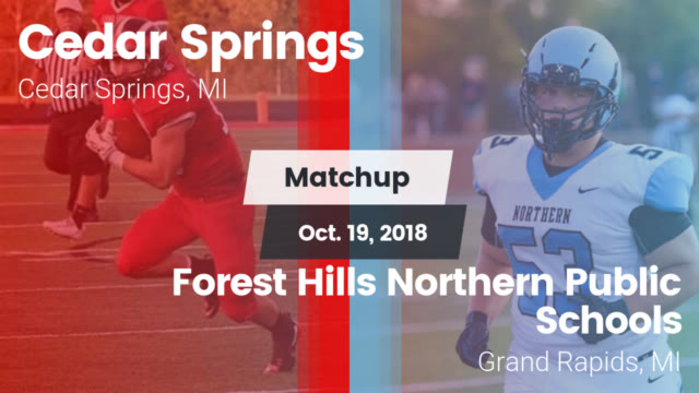 Red Hawk Varsity Football Cedar Springs High School Cedar