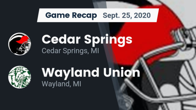 Red Hawk Varsity Football Cedar Springs High School Cedar Springs Michigan Football Hudl