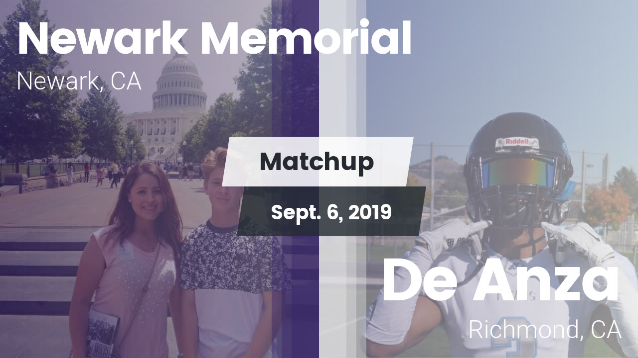 Newark Memorial Hs Football Video Matchup Newark Memorial Vs De