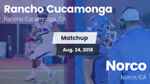 Rchs Varsity Football Rancho Cucamonga High School Rancho