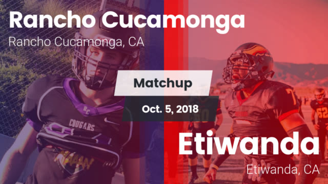 Rchs Varsity Football Rancho Cucamonga High School Rancho