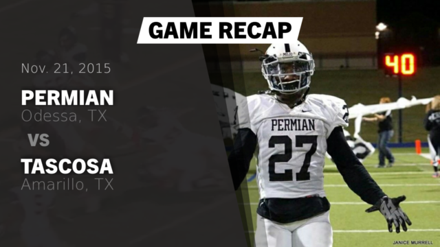 Boys Varsity Football Permian High School Odessa Texas