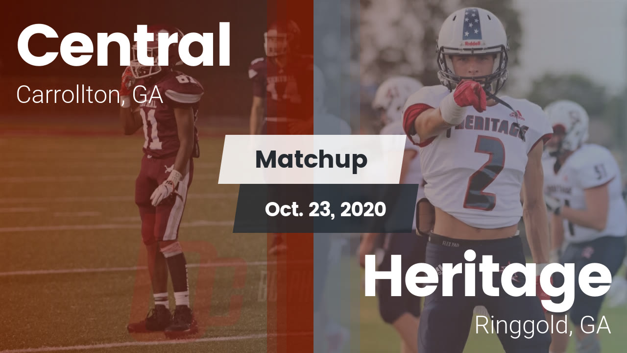 Central Hs Football Video Matchup Central Vs Heritage Maxpreps