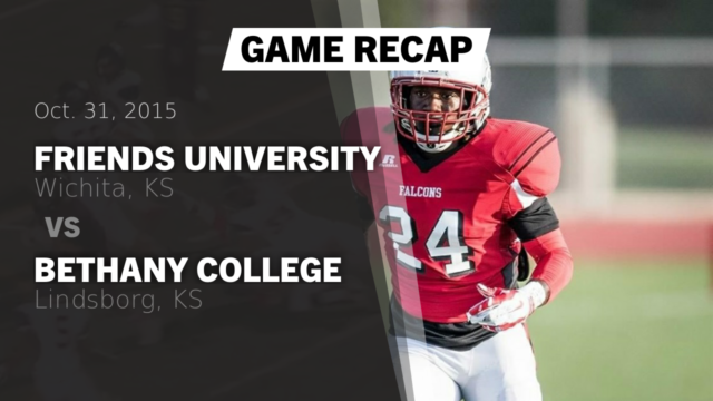 Friends Falcon Football Friends University Wichita Kansas