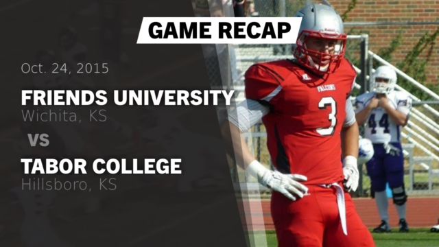 Friends Falcon Football Friends University Wichita Kansas