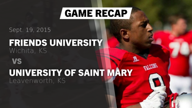 Friends Falcon Football Friends University Wichita Kansas