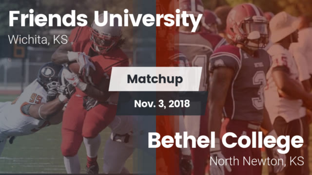 Friends Falcon Football Friends University Wichita Kansas