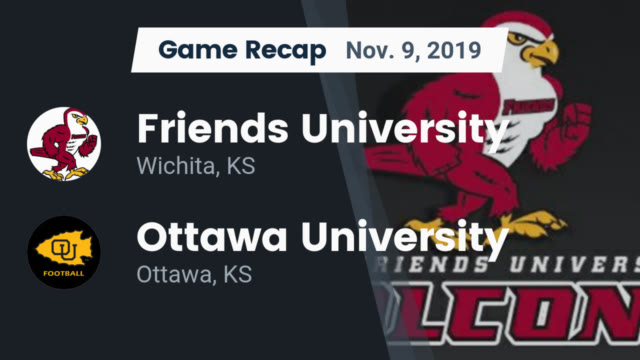 Friends Falcon Football Friends University Wichita Kansas
