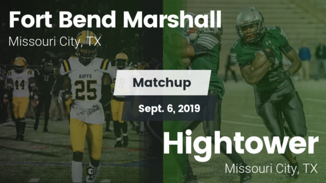 Boys Varsity Football Fort Bend Marshall High School Missouri
