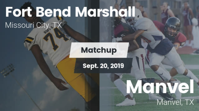 Boys Varsity Football Fort Bend Marshall High School Missouri