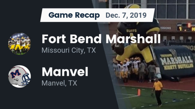Boys Varsity Football Fort Bend Marshall High School Missouri