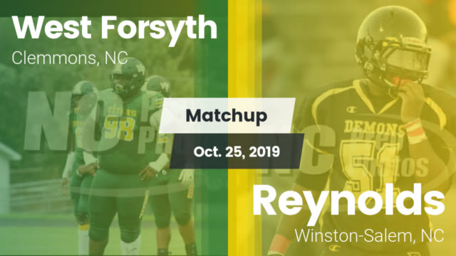 Varsity Football West Forsyth High School Clemmons North