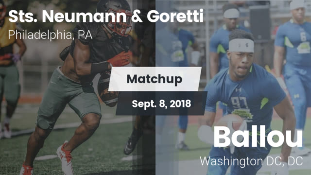 Boys Varsity Football Sts Neumann Goretti High School
