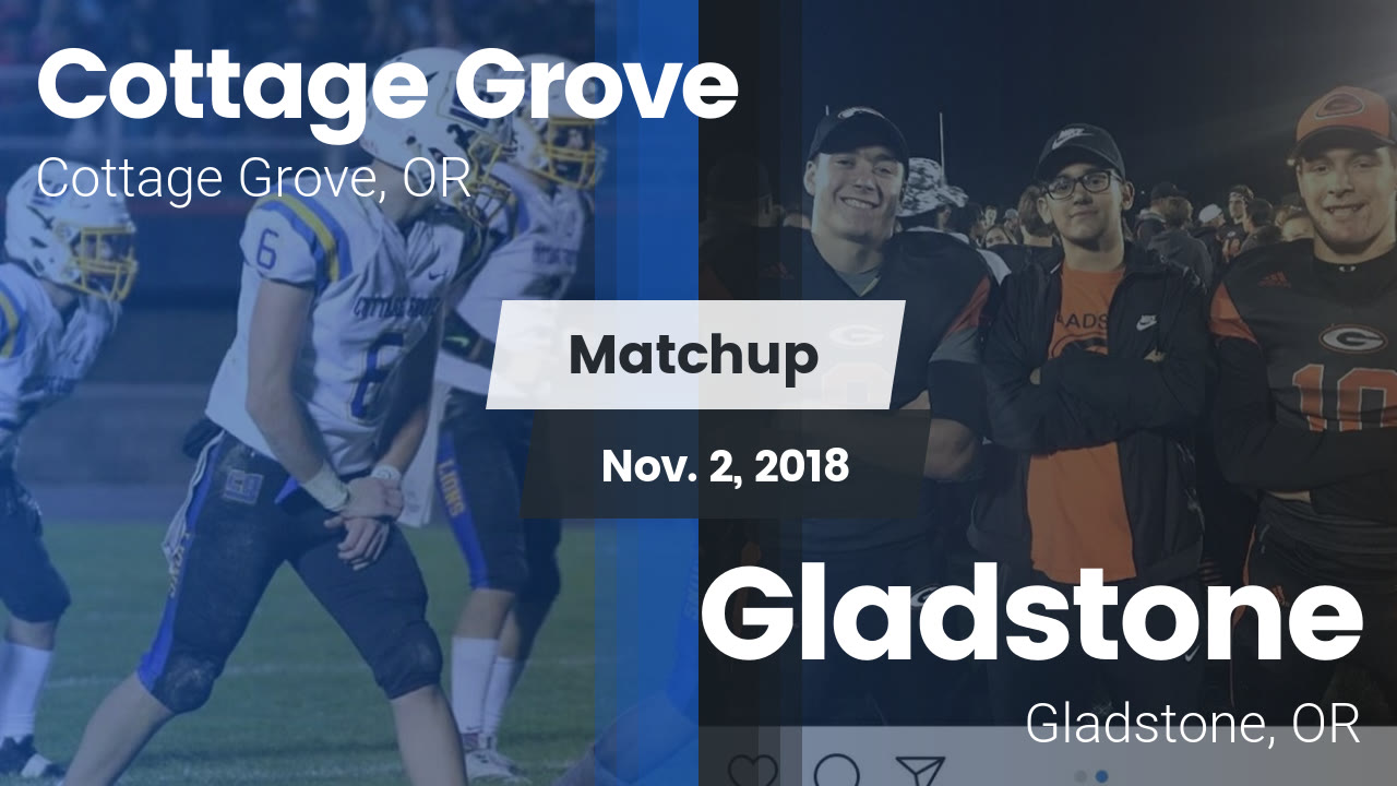 Cottage Grove Hs Football Video Matchup Cottage Grove High Vs