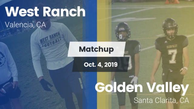 Boys Varsity Football West Ranch High School Valencia