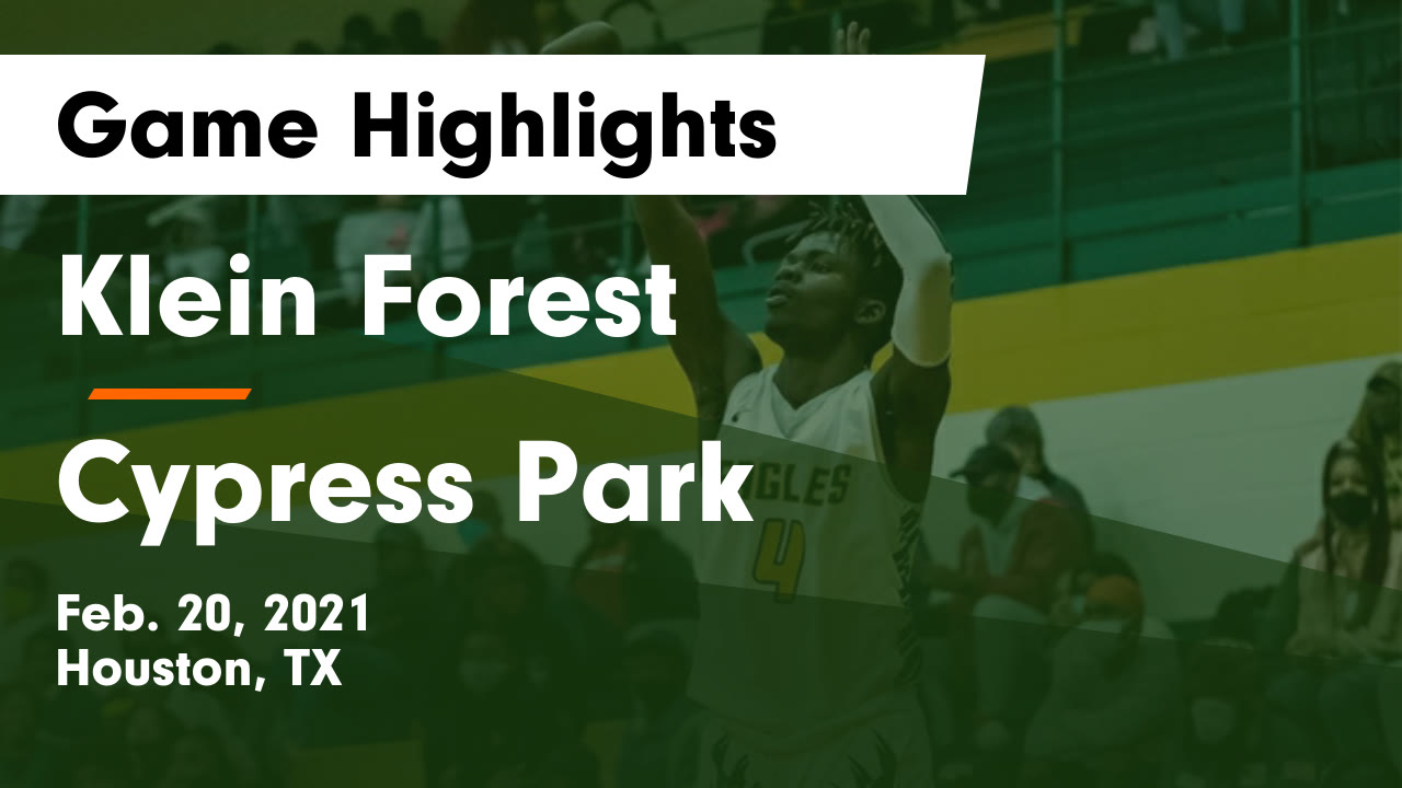 Klein Forest HS Basketball Video "Klein Forest vs Cypress Park Game
