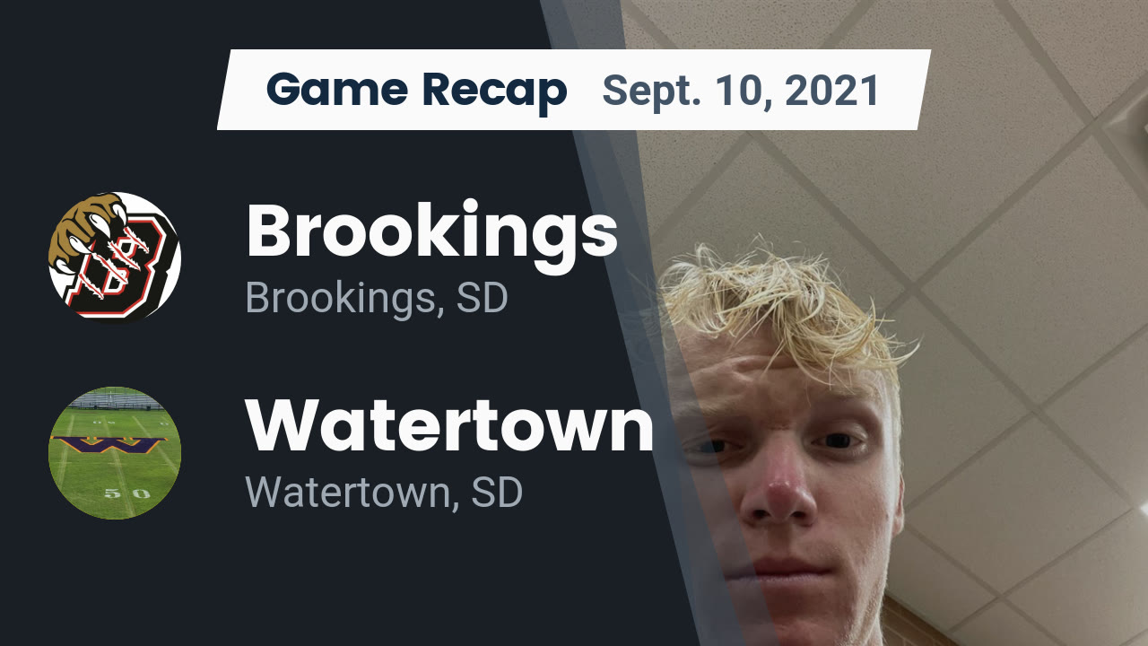 Recap Brookings vs. Watertown 2021 Brookings highlights Hudl