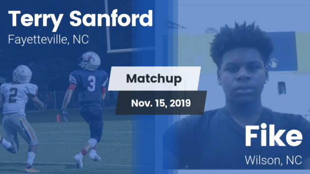Boys Varsity Football Terry Sanford High School Fayetteville