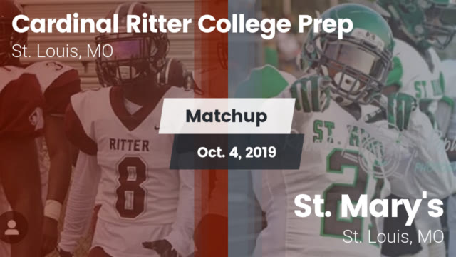 Boys Varsity Football Cardinal Ritter College Prep St Louis