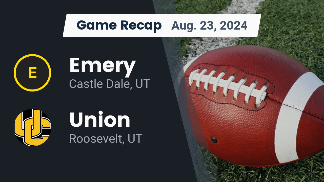 Recap: Emery vs. Union 2024 - Emery highlights - Hudl