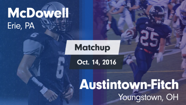 Boys Varsity Football Mcdowell High School Erie Pennsylvania