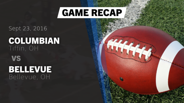Boys Varsity Football Columbian High School Tiffin Ohio
