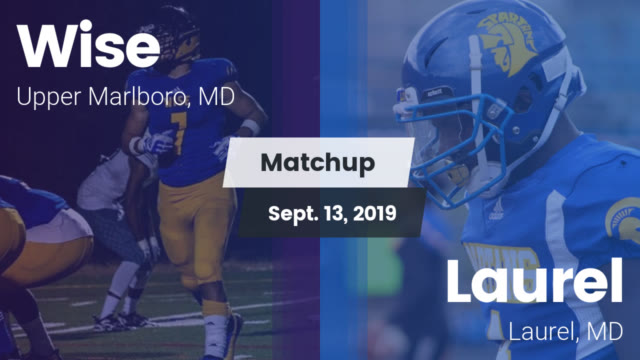 Boys Varsity Football Wise High School Upper Marlboro