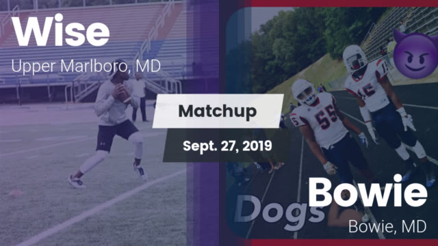 Boys Varsity Football Wise High School Upper Marlboro