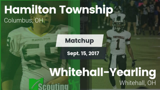 Boys Varsity Football Hamilton Township High School Columbus