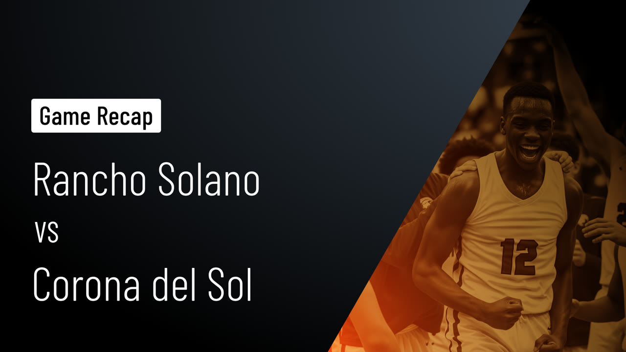 RS - Highlight - Watch - Rancho Solano at Vancouver College • Game Recap •  Jan 3, 2026 - Sat, Jan 3, 2026 @ 3:00 PM