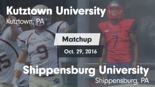 Football Kutztown University Kutztown Pennsylvania Football