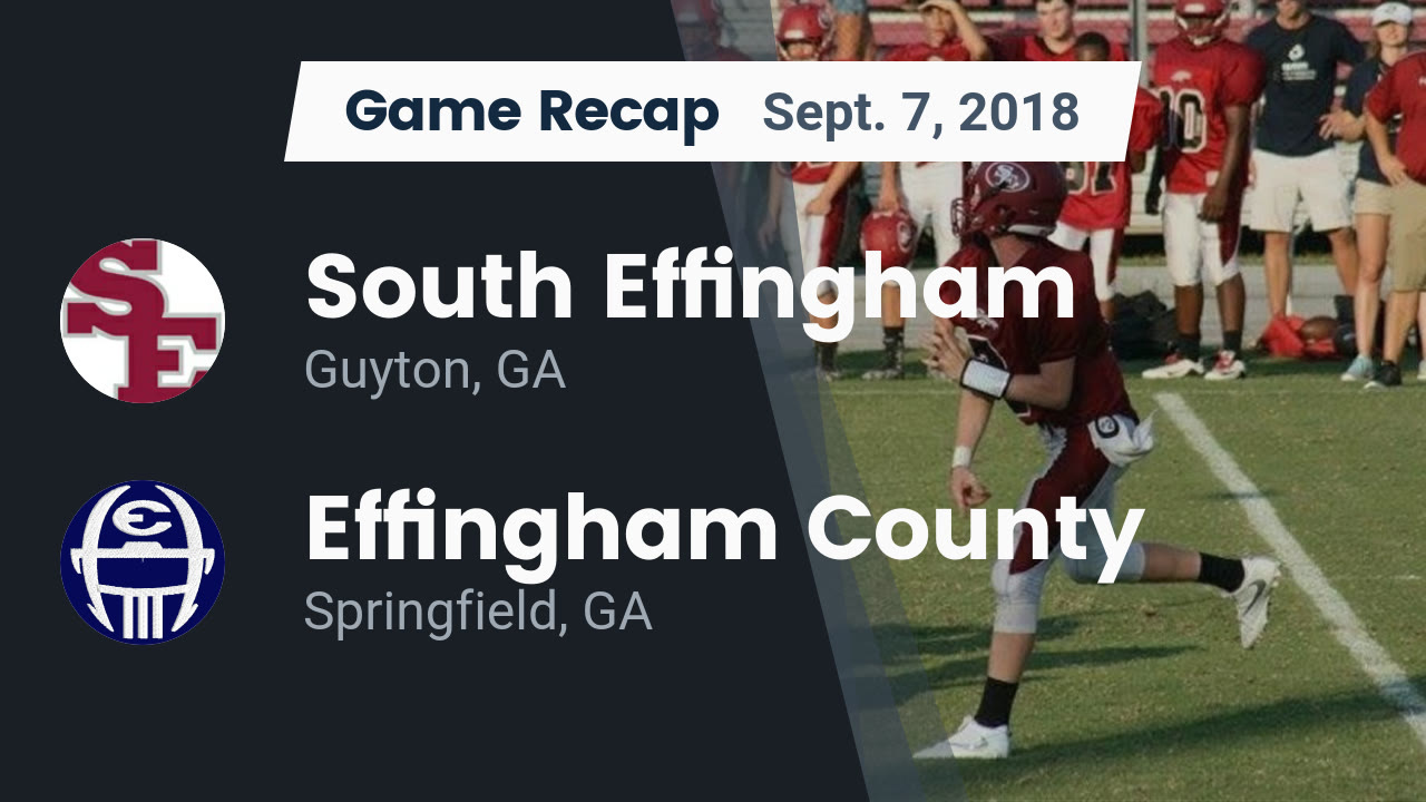 South Effingham Hs Football Video Recap South Effingham Vs