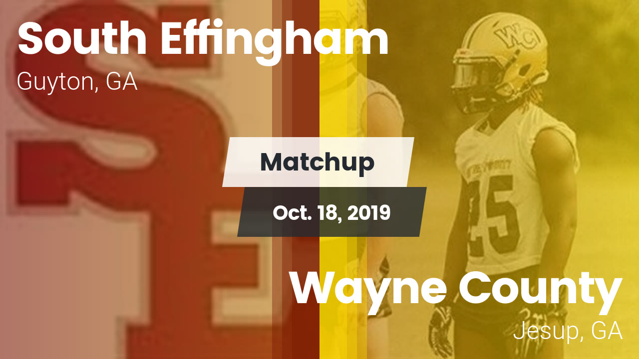 South Effingham Hs Football Video Matchup South Effingham Vs