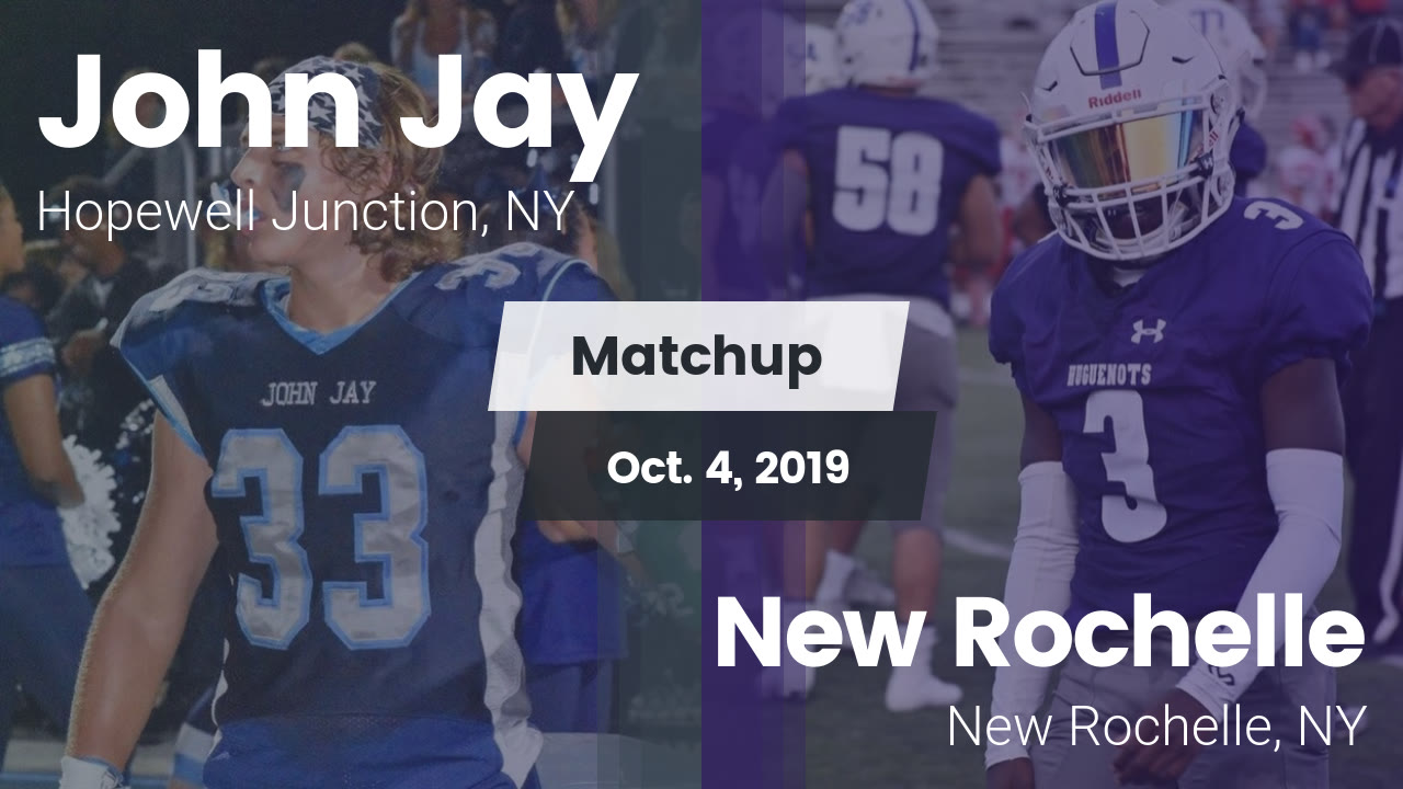 John Jay Hs Football Video Matchup John Jay Vs New Rochelle